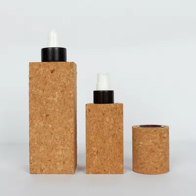 Eco Friendly Paper Luxury Glass Bottle  Shampoo Bottles Lotion Bottles Empty