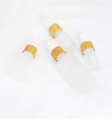 30ml Frosted Glass Lotion Bottle Travel Pump Bottles cosmetic glass bottle