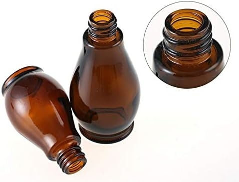 100ml Amber Glass Travel Bottles Cosmetic Cream Pump Bottle Dispenser Container