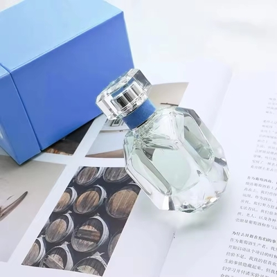 30ML Empty Transparent Square Perfume Luxury Glass Bottles Customizable Logo