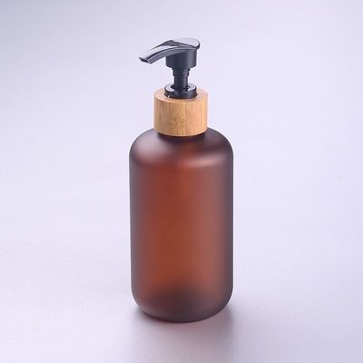 8oz  Frosted Amber 250ml Cosmetic PET Bottle UV Protection Airless Jars Cosmetic Packaging ODM