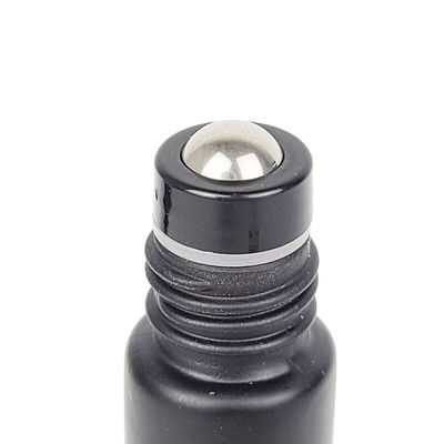 10ml 22/400 Essential Oil Bottles Bamboo Cap 22mm Clear Glass Roller Bottles