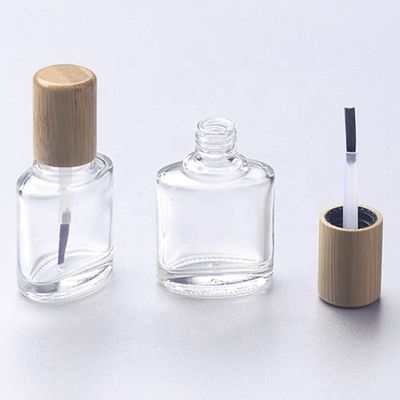 15ml Unique Empty Glass Nail Polish Bottle 6CM Square 18/415