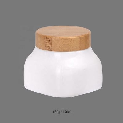 250g OPAL 100ml Empty Cosmetic Jars 46mm 40ml Square Serum Bottle
