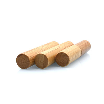21mm 3.5g Raw Wooden Lip Balm Lipstick Tube Container Bulk 8cm