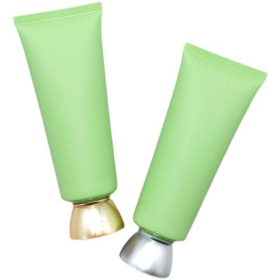 100g Cosmetic Soft Tube Matte Green 100ml Aluminium Hand Cream Tubes ISO2000