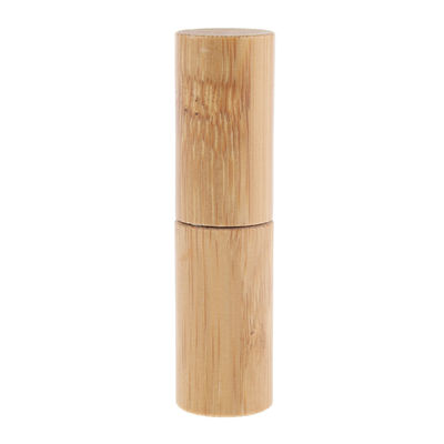 5ml 2.8 Inch Empty Cosmetic Bottles Bamboo Cosmetic Packaging Oil Roller SGS
