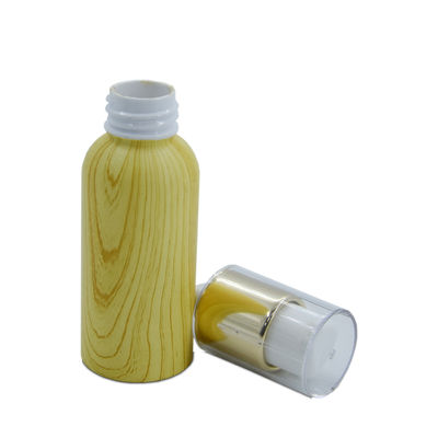 200ml Bamboo Cosmetic Containers 18/400 Airless Pump Cream Jar 18mm