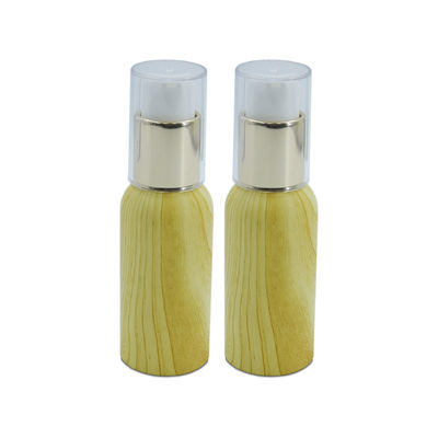 200ml Bamboo Cosmetic Containers 18/400 Airless Pump Cream Jar 18mm