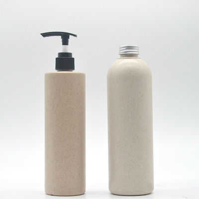 Wheat Straw Small Plastic Empty Cosmetic Bottles Containers 24mm 180ml 20/415