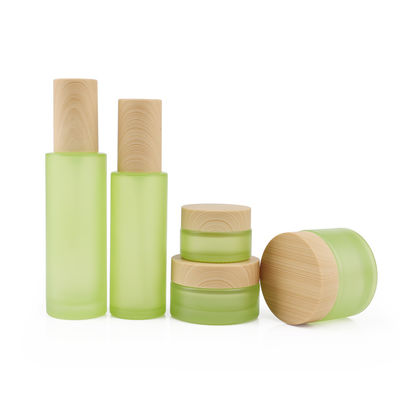 50g White 18mm Glass Cosmetic Bottles 20ml 18/400 Face Cream Jars