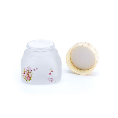 20 410 20mm Frosted Glass Cream Jar 30ml Essential Oil Bottles 50g
