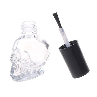 8ml Nail Empty Uv Gel Polish Bottles Container 1.45&quot; Skull 3.7cm