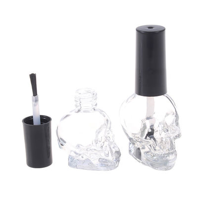 8ml Nail Empty Uv Gel Polish Bottles Container 1.45&quot; Skull 3.7cm