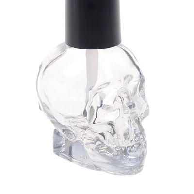 8ml Nail Empty Uv Gel Polish Bottles Container 1.45&quot; Skull 3.7cm