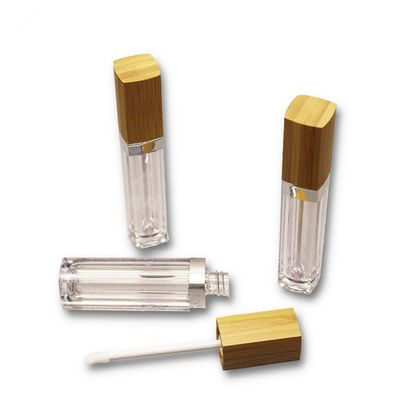 6ml 20mm Lipstick Tube Container Bamboo Lip Balm Containers 19 Gram