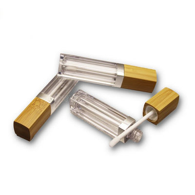6ml 20mm Lipstick Tube Container Bamboo Lip Balm Containers 19 Gram