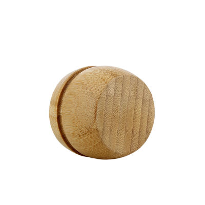 2 Oz 2.95 Inch Bamboo Lid Cosmetic Jar 30ML Airless Pump Cream Jar