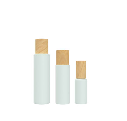 24/415 White 140ml 55g Plastic Cosmetic Bottles Container With Lids