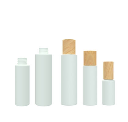 24/415 White 140ml 55g Plastic Cosmetic Bottles Container With Lids