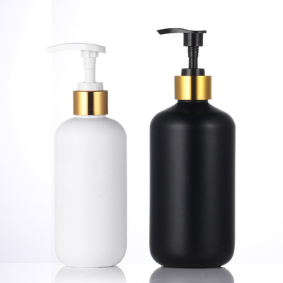 120 - 500ml Empty Plastic Cosmetic Bottles With Gold Lotion Spray Pump