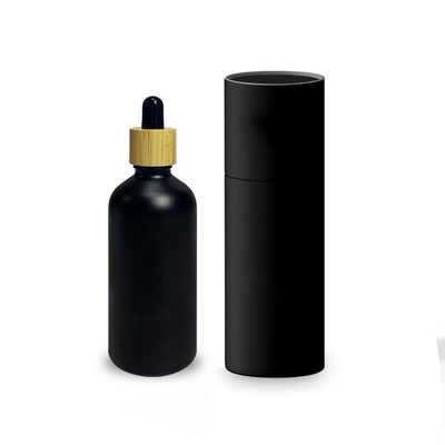 5ml 10ml 15ml Essential Oil Bottles Matte Black With Dropper Frosted