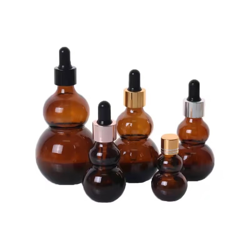 15ml 30ml Amber Glass Dropper Bottle Essential Oil Bottles for Hair and Body Oil